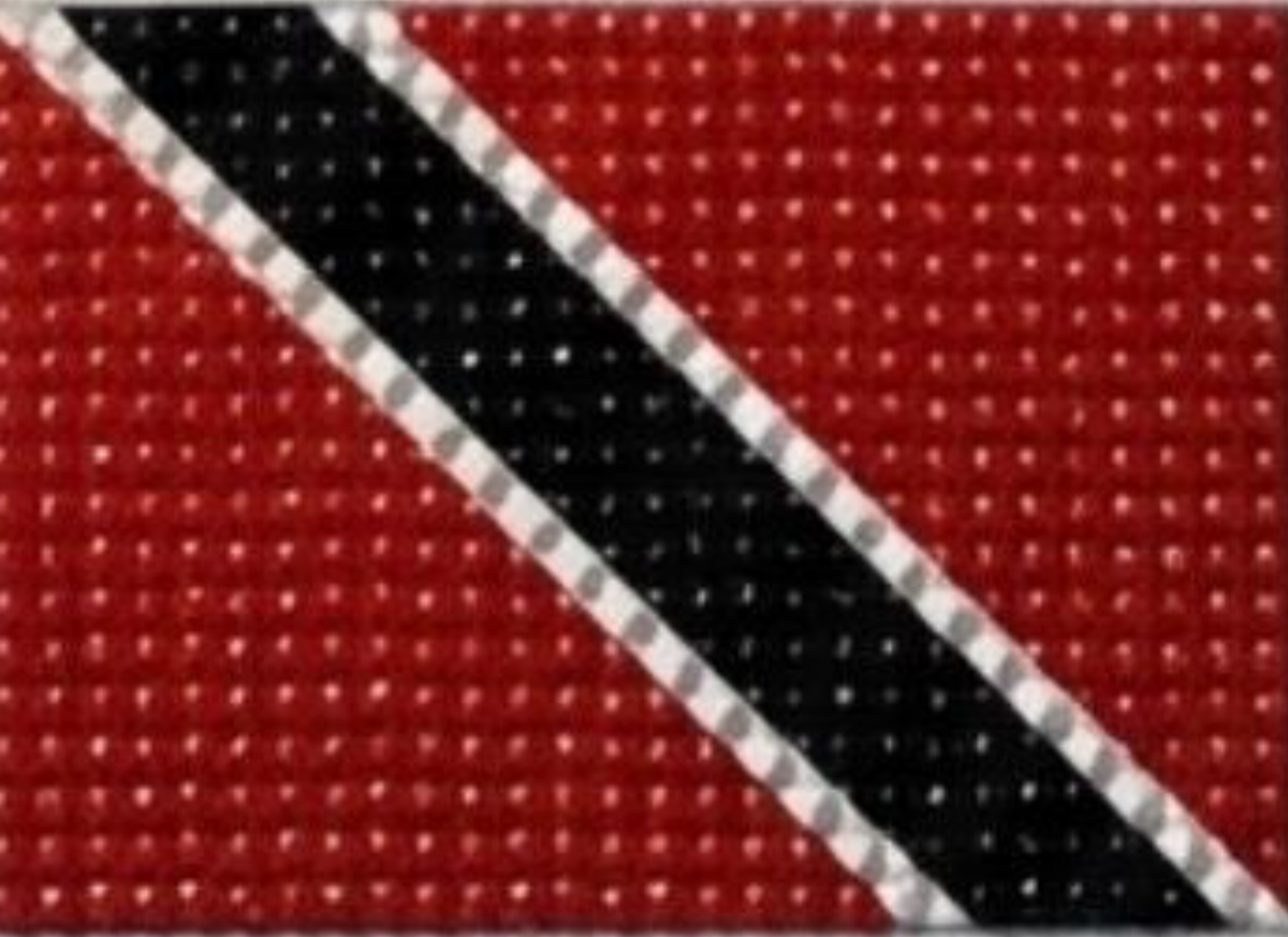 Caribbean diamond art kit detail