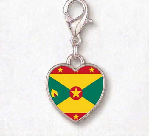 Grenada heart charm