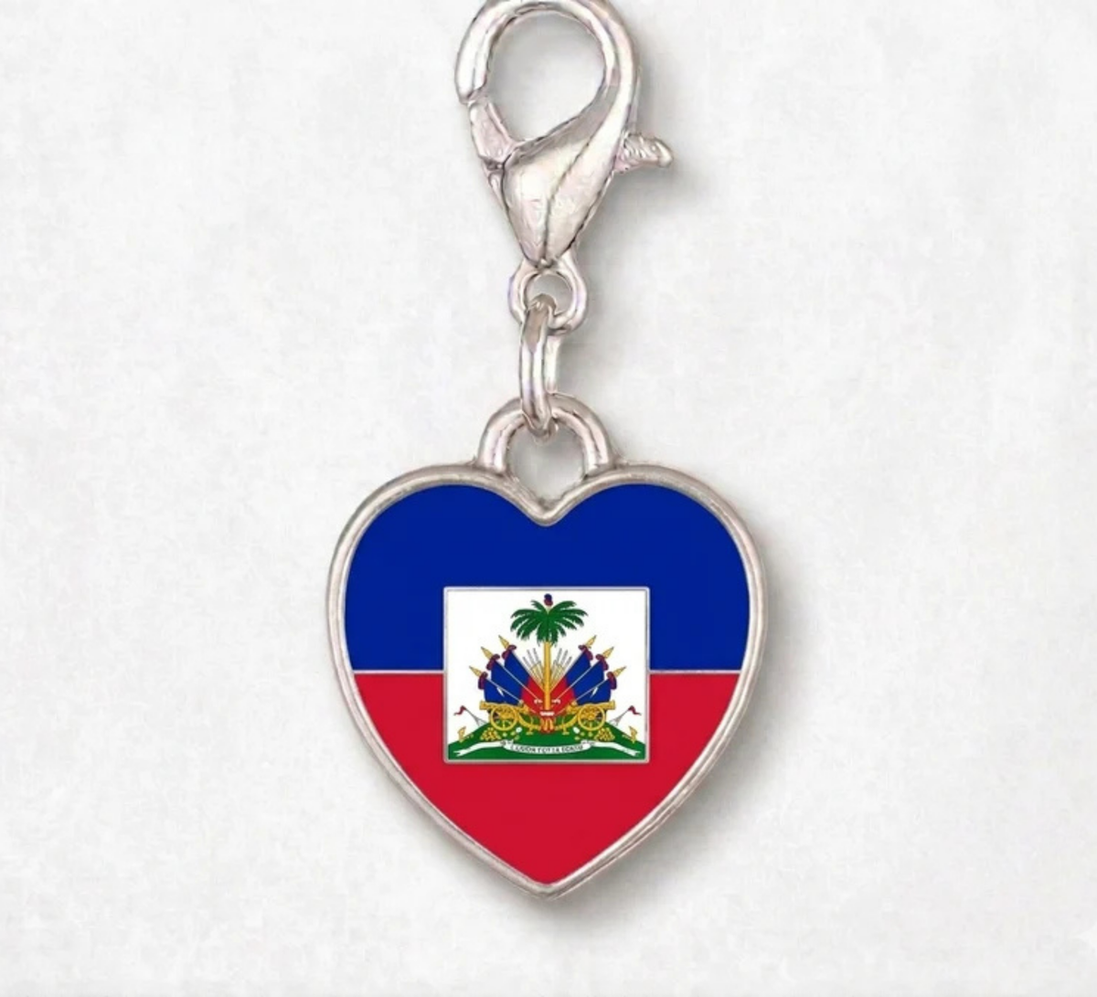 Haiti heart charm