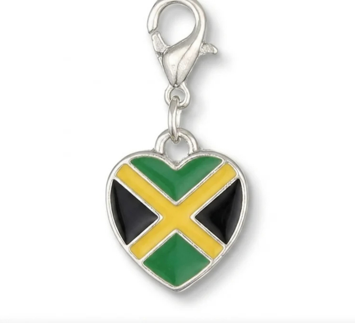 Jamaica heart charm