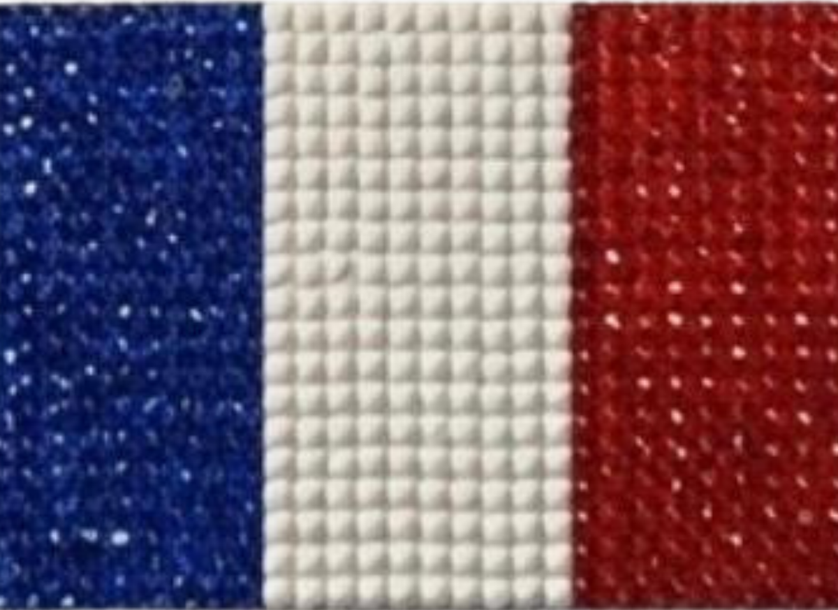 Guadeloupe flag diamond art design